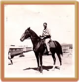 Unknown soldier on horse