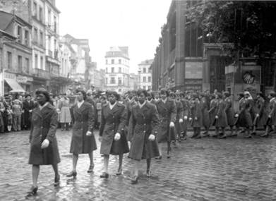 Members of the 6888th Central Postal Directory Battalion
